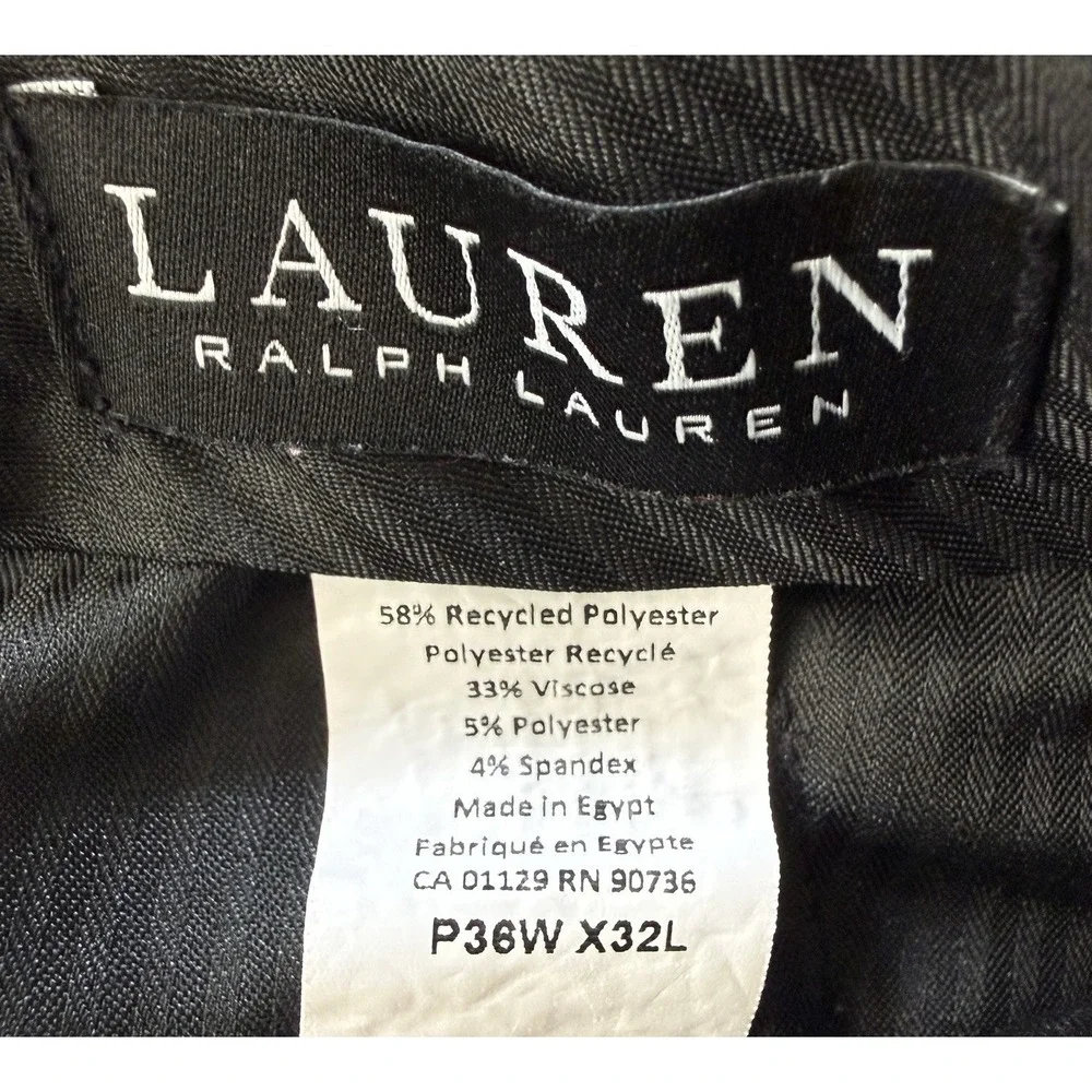 Lauren Ralph Lauren LRL‎ Pants Gray Black Label Performance Active Golf 36x32